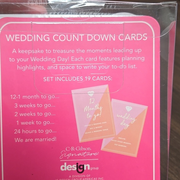 Wedding Countdown Card To-Do List Set - Picture 3 of 8